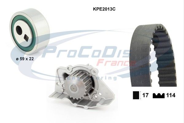 PROCODIS FRANCE Водяной насос + комплект зубчатого ремня KPE2013C